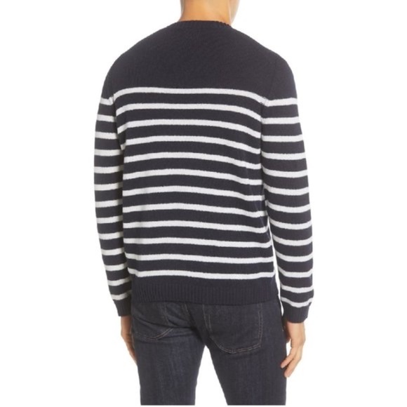 NNO7 Dawson 6294 Slim Fit Stripe Sweater - Picture 2 of 7